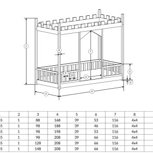 NEW ZAMEK CLASSIC WYMIARY poziom