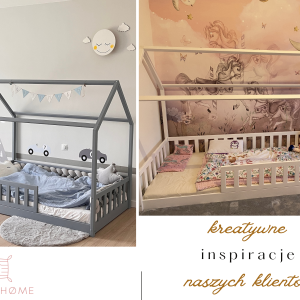 Inspiracja_pokoju_dziecka_łóżka_dziecięce_RYŚ_PLUS Inspiracje łóżek dla dzieci - piękne i designerskie łóżka dla dzieci w kształcie domku.